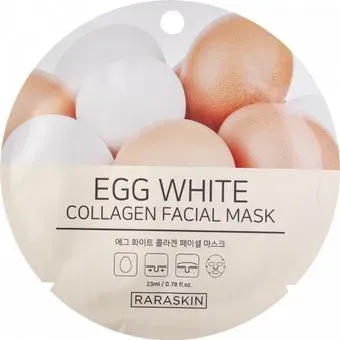 Raraskin Egg White collagen Facial mask 23 мл