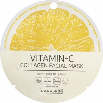Raraskin Vitamin-C collagen Facial mask 23 мл