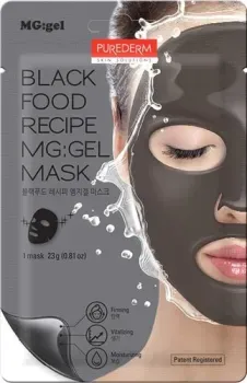 Purederm Black Food Recipe MG: Gel Mask 23 г