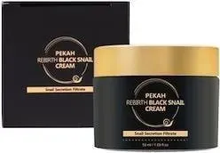 Pekah Крем для лица с муцином черной улитки REBIRTH BLACK SNAIL, 50 мл