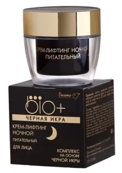 Белита-М Крем BIO+ черная икра лифтинг ночной питательный 45 г