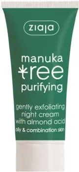 Ziaja Крем Manuka Tree ночной мягко отшел. с миндальной кислотой 50 мл