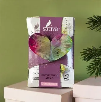 Sativa Набор масок с антиэйдж эффектом Комплимент Элегантной даме