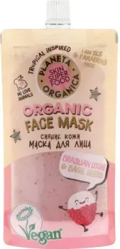 Planeta Organica Маска гел. Skin Super Food сияние Brazilian Litchi&Basil 100 мл