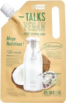 Missha Talks Vegan Squeeze Pocket Sleeping Mask Mega Nutritious 10 г