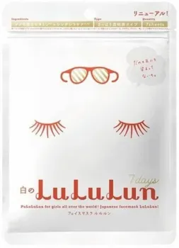 Lululun Набор масок Face Mask Precious White 7 шт