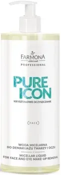 Farmona Мицеллярная вода Pure Icon для снятия макияжа с лица глаз 500 мл