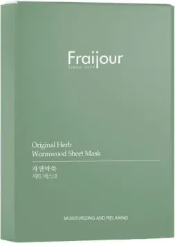 Evas Набор масок Fraijour Original Herb Wormwood Sheet Mask 5 шт