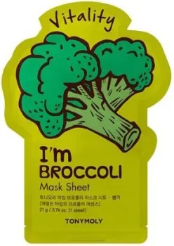 Tony Moly Тканевая маска I'm Broccoli Mask Sheet - Vitality