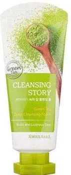 Welcos Пенка для умывания Cleansing Story Foam Cleansing Green Tea 120 мл