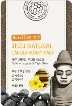 Welcos Маска для лица Jeju Natural Canola Honey Mask 20 мл