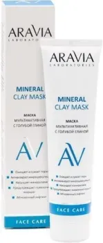 Aravia Маска для лица с голубой глиной Mineral Clay Mask 100 мл