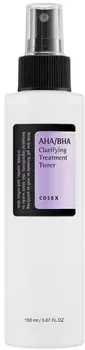 Cosrx Тонер для лица с кислотами AHA/BHA Clarifying Treatment Toner