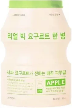 A'Pieu Тканевая маска Real Big Yogurt One-Bottle (Apple) 21 г