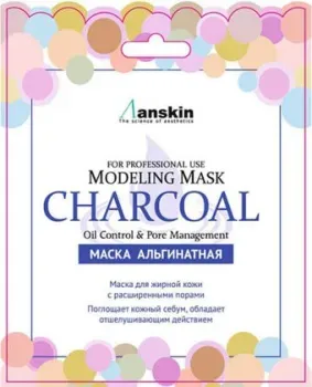 Anskin Маска альгинатная Charcoal Modeling Mask 25 г