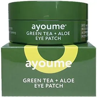 Ayoume Патчи для глаз Green Tea + Aloe Eye Patch 60 шт