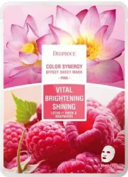 Deoproce Тканевая маска Color Synergy Effect Sheet Mask Pink 20 г