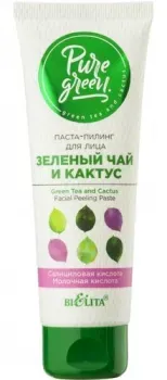 Belita Пилинг для лица Pure Green Зеленый чай и кактус (75 мл)