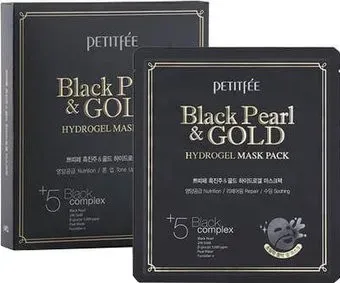 Petitfee Black Pearl & Gold Hydrogel Mask Pack 32 мл
