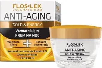 Floslek Anti-aging Gold & energy Strengthening Night Cream 50 мл