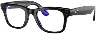 Ray-Ban Meta Wayfarer RW4006 (черный глянцевый/прозрачный)