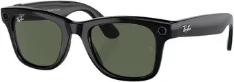 Ray-Ban Meta Wayfarer RW4008 (large, черный матовый/зеленый, прозрачный)