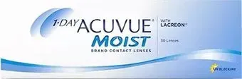 Acuvue 1 Day Moist with Lacreon Sph -1.75 R8.5 D14.3 (30шт)