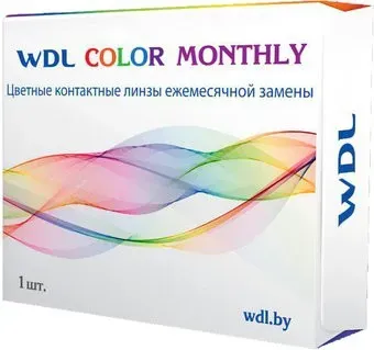 WDL Color Monthly BC blue -4.5 дптр 8.6 мм (1 шт)