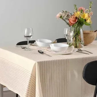Ikea Vinterfint 405.591.85 (красный/бежевый/полоска)