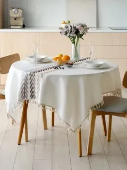 Home One Linen Twigs 140x140 436214 (бежевый)