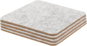 Shevdesk Shev Desk Coasters (4 шт, светлый)