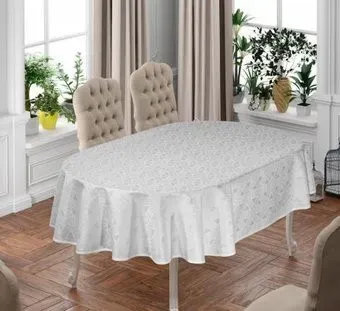 DO&CO Karanfil Овальная 160x220 12225 (белый)