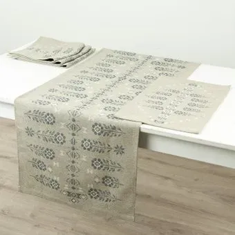 Беларускі лён 45x155 24С84-ШР/уп. (1 Кветкi-птушкi 126, с салфетками)