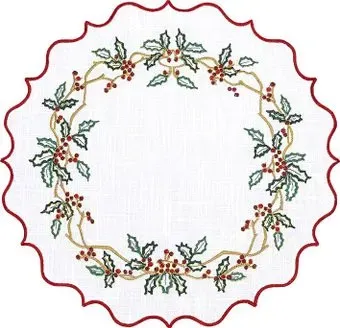 Tkano New Year Essential Festive wreath TK24-PM0002 (белый)