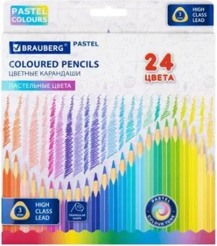 BRAUBERG Pastel 181851 (24 шт)