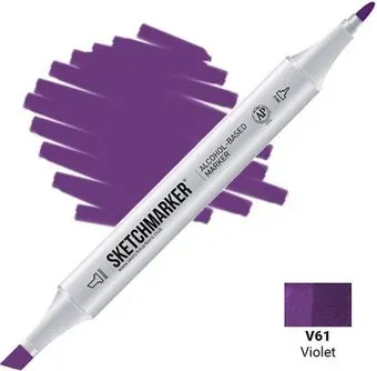 Sketchmarker Двусторонний V61 SM-V61 (фиолетовый)