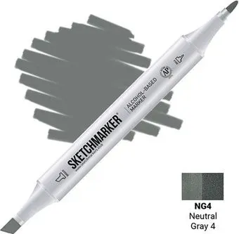 Sketchmarker Двусторонний NG4 SM-NG4 (серый нейтральный №4)