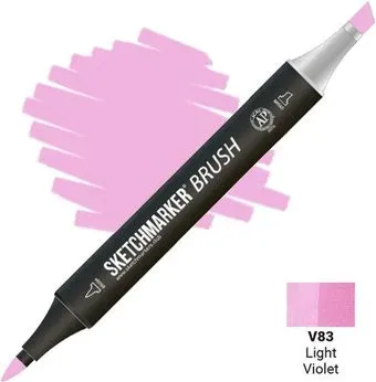Sketchmarker Brush Двусторонний V83 SMB-V83 (светло-фиолетовый)