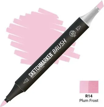 Sketchmarker Brush Двусторонний R14 SMB-R14 (морозная слива)