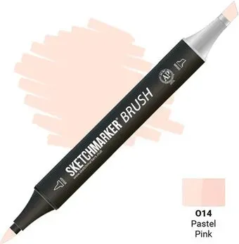 Sketchmarker Brush Двусторонний O14 SMB-O14 (пастельный розовый)