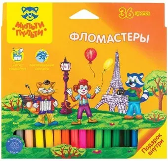 Мульти-пульти Енот во Франции WP_16674 (36 цветов)