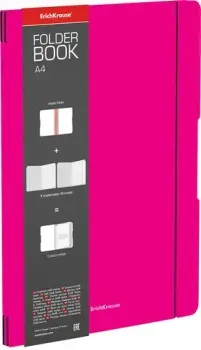 Erich Krause FolderBook Neon 56103 (2 блока по 48 листов, розовый)