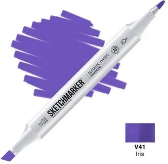 Sketchmarker Двусторонний V41 SM-V41 (ирис)