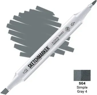 Sketchmarker Двусторонний SG4 SM-SG4 (серый простой №4)