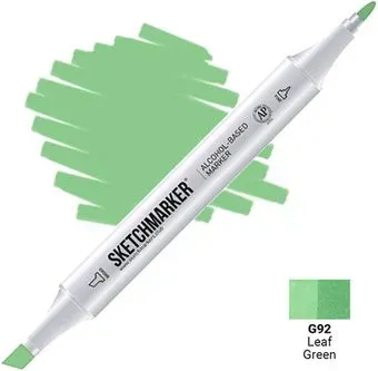 Sketchmarker Двусторонний G92 SM-G92 (зеленый лист)