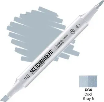 Sketchmarker Двусторонний CG6 SM-CG6 (серый холодный №6)