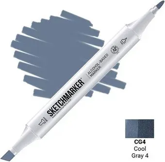 Sketchmarker Двусторонний CG4 SM-CG4 (серый холодный №4)