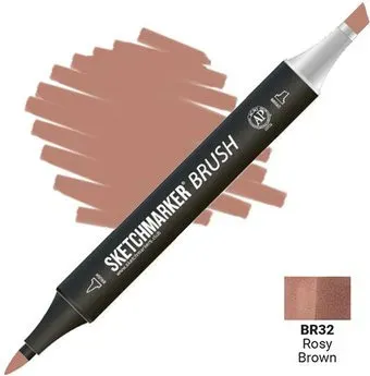 Sketchmarker Brush Двусторонний BR32 SMB-BR32 (розовый/коричневый)