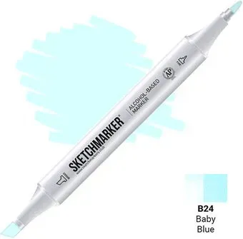 Sketchmarker Двусторонний B24 SM-B24 (голубой детский)