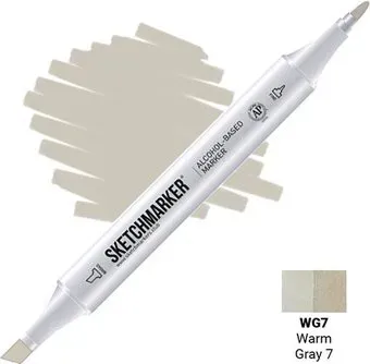 Sketchmarker Двусторонний WG7 SM-WG7 (серый теплый №7)